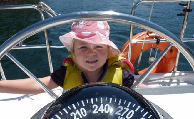 Messing about in boats - introducing kids to the fun ©  SW